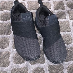 Adidas sneakers. No laces. US size 6 UK size 4.5